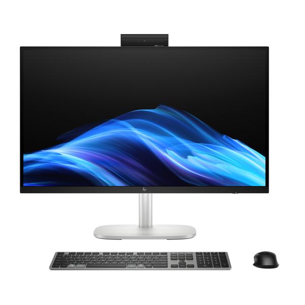 HP EliteStudio 8 G1i AI Wolf Pro Security Edition Intel Core Ultra 7 265 68,6 cm (27") 2560 x 1440 Pixel PC All-in-one 32 GB DDR5-SDRAM 1 TB SSD Windows 11 Pro Wi-Fi 7 (802.11be) AI PC Argento [D5BC4ET#ABZ]