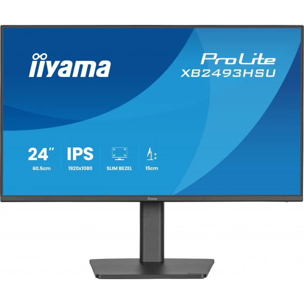 iiyama ProLite XB2493HSU-B1 Monitor PC 60,5 cm (23.8") 1920 x 1080 Pixel Full HD LED Nero [XB2493HSU-B1]