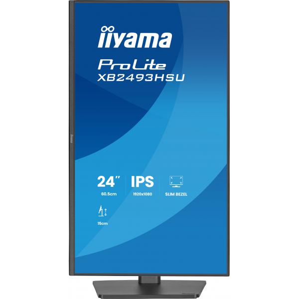 iiyama ProLite XB2493HSU-B1 Monitor PC 60,5 cm (23.8") 1920 x 1080 Pixel Full HD LED Nero [XB2493HSU-B1]