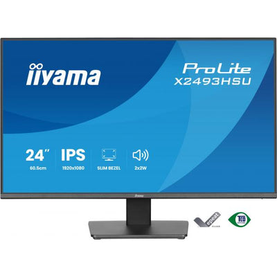 iiyama ProLite X2493HSU-B1 Monitor PC 60,5 cm (23.8") 1920 x 1080 Pixel Full HD LED Nero [X2493HSU-B1]