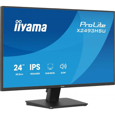 iiyama ProLite X2493HSU-B1 Monitor PC 60,5 cm (23.8") 1920 x 1080 Pixel Full HD LED Nero [X2493HSU-B1]