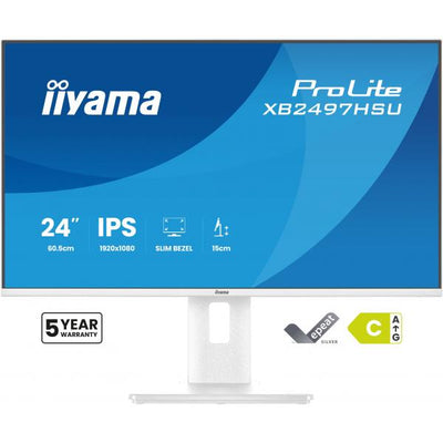 iiyama ProLite XB2497HSU-W1 Monitor PC 60,5 cm (23.8") 1920 x 1080 Pixel Full HD LED Bianco [XB2497HSU-W1]