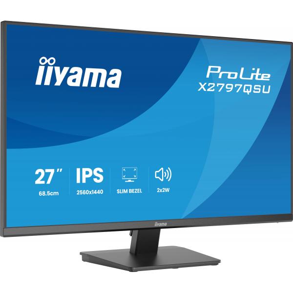 Iiyama ProLite 27 inch - QHD IPS LED Monitor - 2560x1440 [X2797QSU-B1]