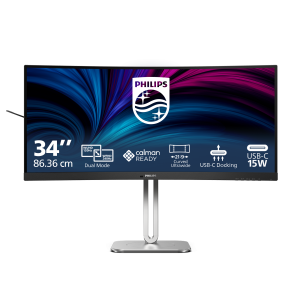 Philips Serie 5000 34B2U5900C/00 Monitor PC 86,4 cm (34") 5120 x 2160 Pixel WUHD LCD Grigio [34B2U5900C/00]