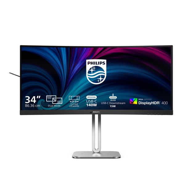 Philips Serie 5000 34B2U5900C/00 Monitor PC 86,4 cm (34") 5120 x 2160 Pixel WUHD LCD Grigio [34B2U5900C/00]