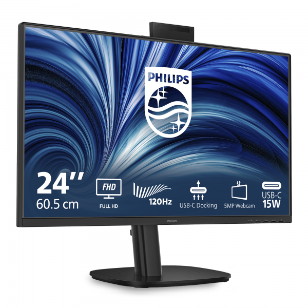 Philips Serie 3000 24B2U3301H/00 Monitor PC 60,5 cm (23.8") 1920 x 1080 Pixel Full HD LCD Nero [24B2U3301H/00]