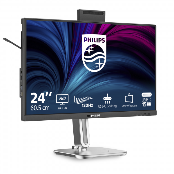 Philips Serie 4000 24B2U4301H/00 Monitor PC 60,5 cm (23.8") 1920 x 1080 Pixel Full HD LCD Grigio [24B2U4301H/00]