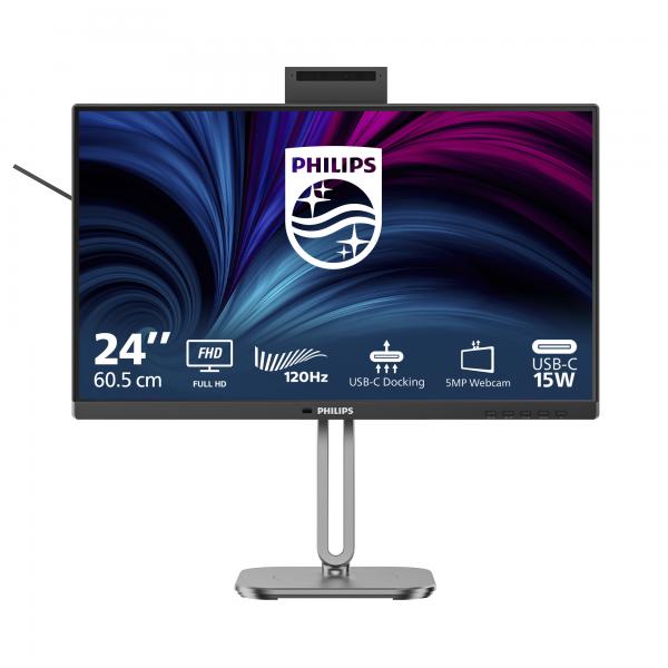 Philips Serie 4000 24B2U4301H/00 Monitor PC 60,5 cm (23.8") 1920 x 1080 Pixel Full HD LCD Grigio [24B2U4301H/00]