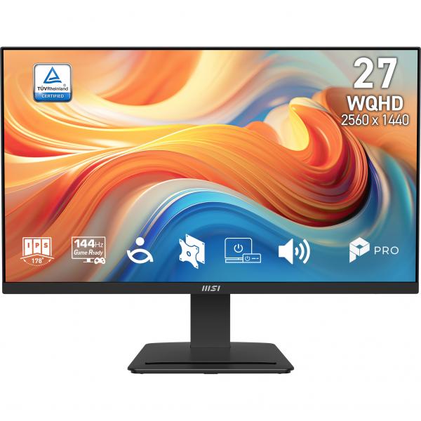 MSI Pro MP273Q E14 Monitor PC 68,6 cm (27") 2560 x 1440 Pixel Wide Quad HD Nero [PROMP273QE14]
