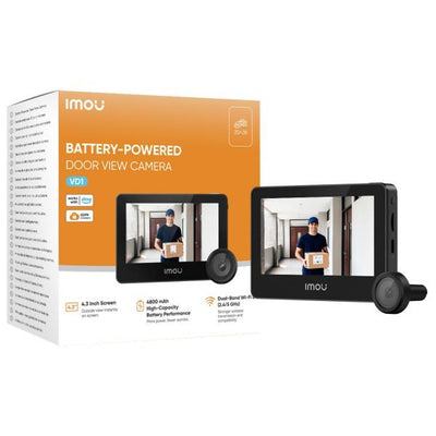 IMOU Spioncino Elettronico a batteria 3K + schermo LCD [VD1-5M0S]