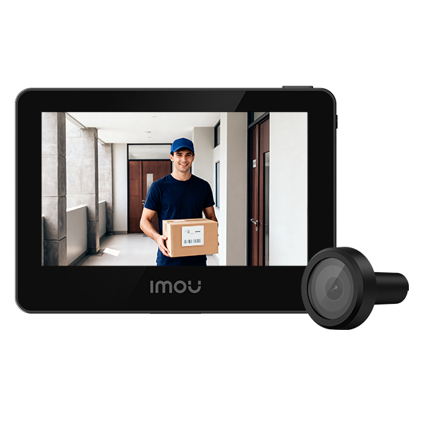 IMOU Spioncino Elettronico a batteria 3K + schermo LCD [VD1-5M0S]
