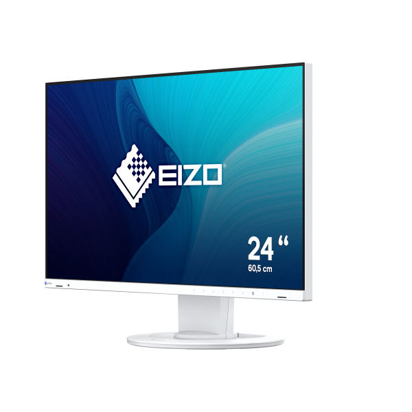 EIZO MONITOR 23,8 LED IPS 16:9 FHD 5MS 350 CDM, PIVOT, HUB USB, DP/HDMI, FLEXSCAN EV2400R-WT, BIANCO, GAR 7 ANNI [EV2400R-WT]