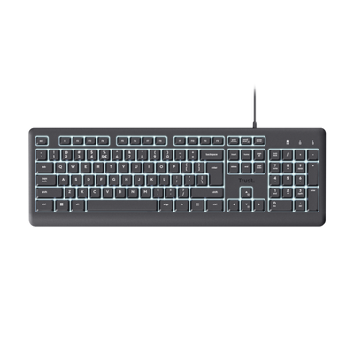Trust Primo Beleuchtete tastiera Casa/ufficio USB QWERTY Italiano Nero [25820]