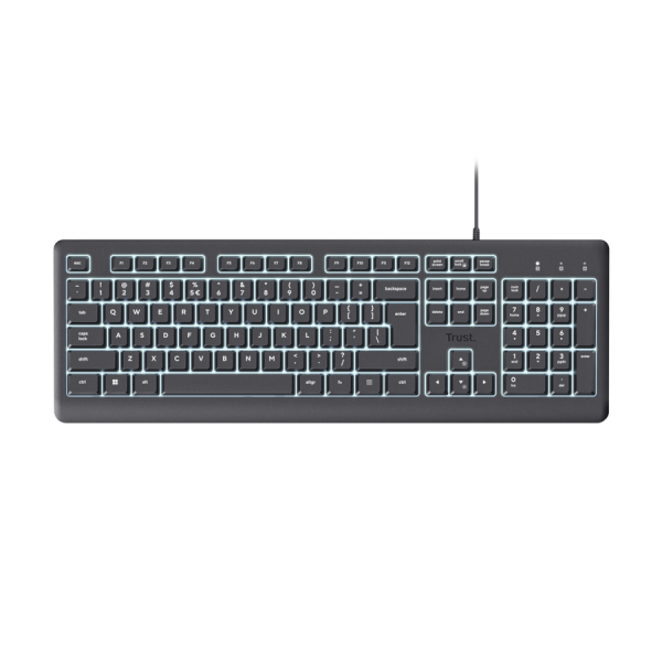 Trust Primo Beleuchtete tastiera Casa/ufficio USB QWERTY Italiano Nero [25820]