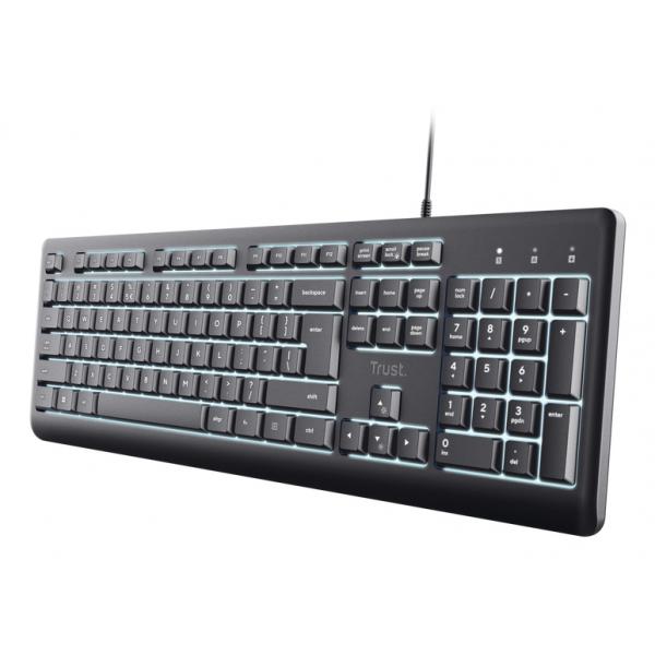 Trust Primo Beleuchtete tastiera Casa/ufficio USB QWERTY Italiano Nero [25820]