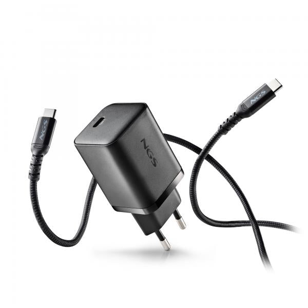 NGS BUD 65W-H: Pack caricatore da parete GaN USB-C da 65W + cavo USB-C da 1,5 m + 8 connettori per n [BUD65W-H]
