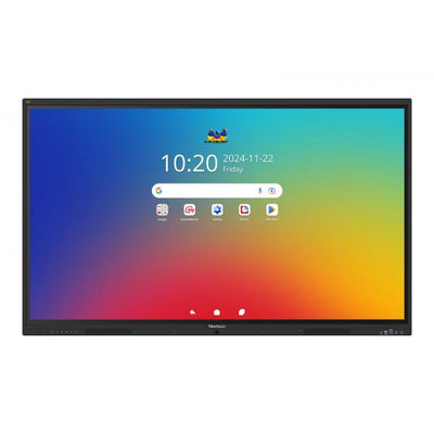 Viewsonic ViewBoard 41 serie touchscreen 75INCH UHD, Android 16 EDLA, IR 450 nits, 2x20W + sub 15W + 8 array mic, 3 x USB-C 8/128GB, 8-core C [IFP7541-1-1C]