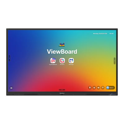 Viewsonic ViewBoard 35 serie touchscreen 86INCH UHD, Android 16 EDLA, IR 450 nits, 2x20W, 2x USB-C 8/128GB, 8-core CPU [IFP8635-1-1C]
