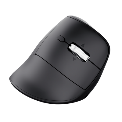 TRUST MOUSE ERGONOMICO VERTICALE HYPERSCROLL WIRELESS RICARICABILE MULTICONNECT 2x BT + WL 2,4GHZ (U [26107]