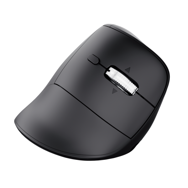 TRUST MOUSE ERGONOMICO VERTICALE HYPERSCROLL WIRELESS RICARICABILE MULTICONNECT 2x BT + WL 2,4GHZ (U [26107]