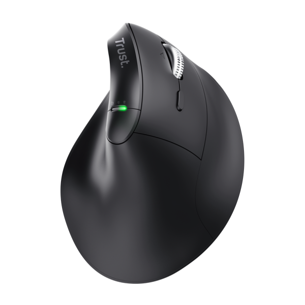 Trust Vyran Mouse ergonomico multi-wireless e hyperscroll - Nero [26107]