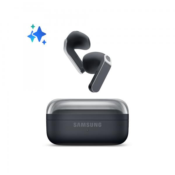 Samsung Galaxy Buds4, Black, Corpo in metallo, Altoparlante a 1 via, equalizzatore adattivo, Chiamate cristalline, Audio a 360, ANC, Controllo adattivo del rumore Connessione senza interruzioni e One UI, Galaxy AI pronto ai comandi vocali [SM-R540NZKAITV]