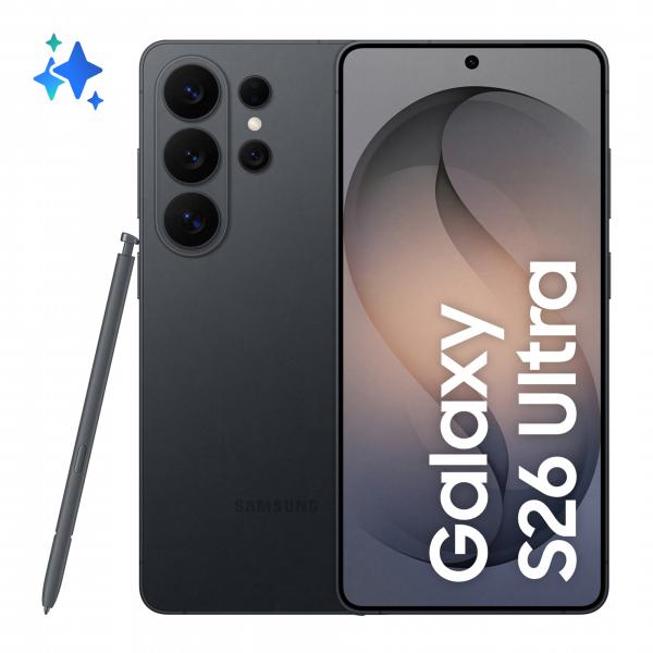 Samsung Galaxy S26 Ultra Smartphone AI, 256GB, Privacy Display integrato, Processore potente, Assistente Foto, Camera 200 MP, 5000 mAh, Black [SM-S948BZKDEUE]