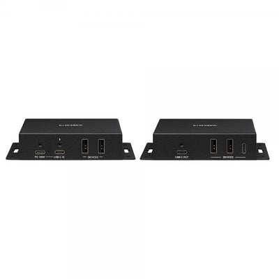 LINDY No. 39347 - Extender HDBaseT 3.0 Cat.6A USB Tipo C 4K60 video e dati, 100m [LIN-39347]