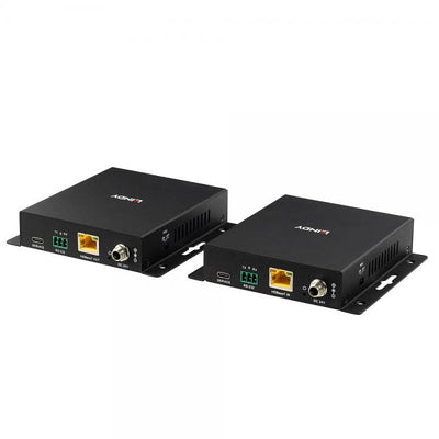 LINDY No. 39347 - Extender HDBaseT 3.0 Cat.6A USB Tipo C 4K60 video e dati, 100m [LIN-39347]