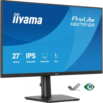 Iiyama ProLite 27 inch - QHD IPS LED Monitor - 2560x1440 - HAS / Pivot [XB2791QS-B1]