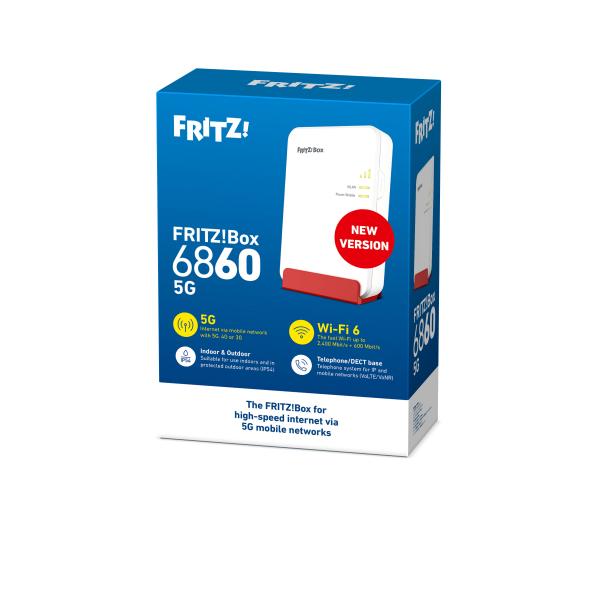 Box FRITZ! 6860 5G Router di rete cellulare [20003183]