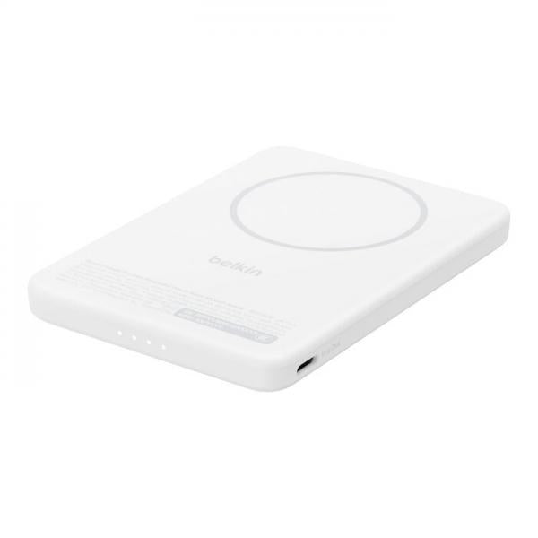 Belkin BPD011hqWH 5000 mAh Carica wireless Bianco [BPD011HQWH]