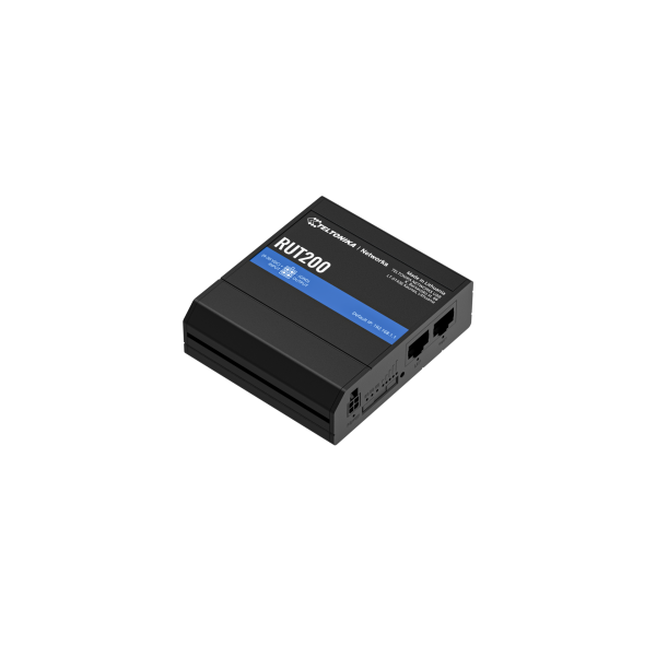 Teltonika-RUT200 e-SIM (Modulo QUECTEL EC200A-EU )-Compact, cost-effective and powerful industrial LTE router for professional applications [RUT200310000]