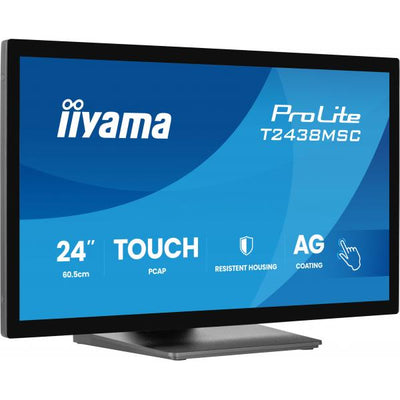 Iiyama ProLite 24 inch - Full HD Touch screen - 1920x1080 [T2438MSC-B2]
