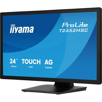 iiyama ProLite T2452MSC-B2AG Monitor PC 61 cm (24") 1920 x 1080 Pixel Full HD LED Touch screen Nero [T2452MSC-B2AG]