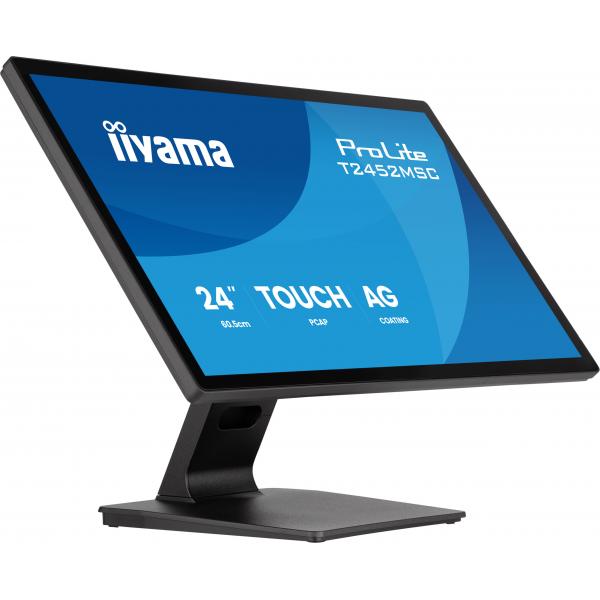 iiyama ProLite T2452MSC-B2AG Monitor PC 61 cm (24") 1920 x 1080 Pixel Full HD LED Touch screen Nero [T2452MSC-B2AG]
