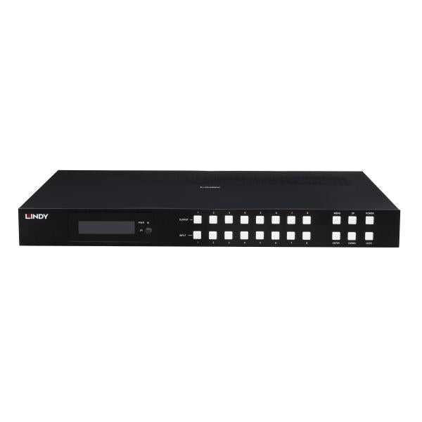 LINDY No. 38434 - Matrice Seamless Multi-View 8x8 HDMI 4K60 con Scaler Video Wall [LIN-38434]