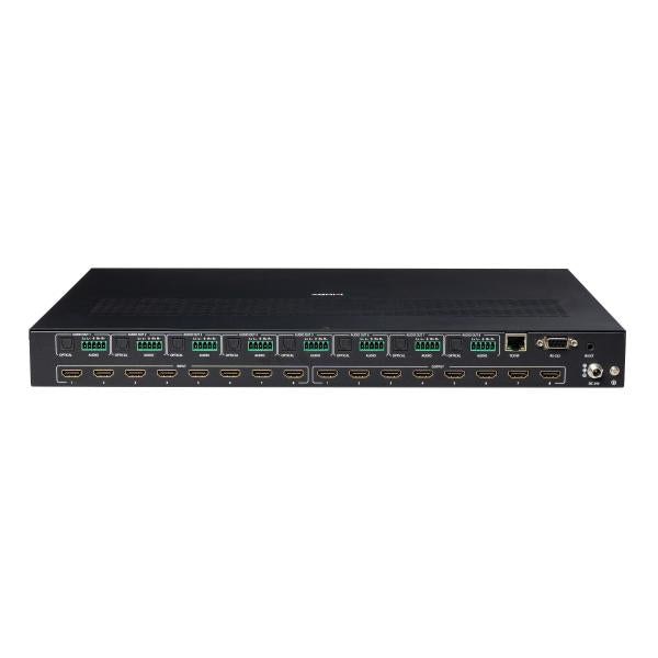 LINDY No. 38434 - Matrice Seamless Multi-View 8x8 HDMI 4K60 con Scaler Video Wall [LIN-38434]