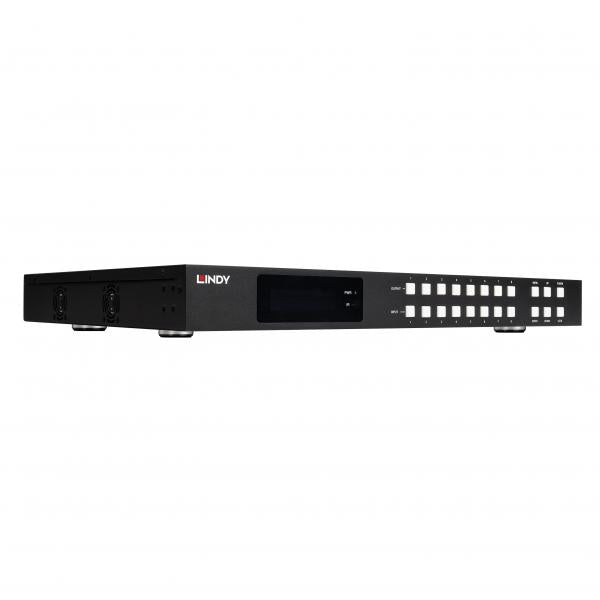 LINDY No. 38434 - Matrice Seamless Multi-View 8x8 HDMI 4K60 con Scaler Video Wall [LIN-38434]