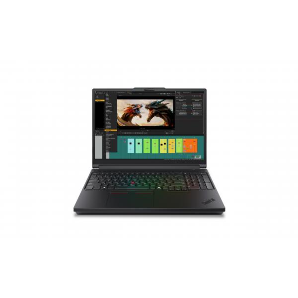 Lenovo ThinkPad T16g Gen 3 Intel Core Ultra 7 255HX Workstation mobile 40,6 cm (16") WUXGA 64 GB DDR5-SDRAM 1 TB SSD NVIDIA GeForce RTX 5080 Wi-Fi 7 (802.11be) Windows 11 Pro Nero Italiano [21V50001IX]
