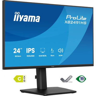 iiyama ProLite XB2491HS-B1 Monitor PC 60,5 cm (23.8") 1920 x 1080 Pixel Full HD LCD Nero [XB2491HS-B1]