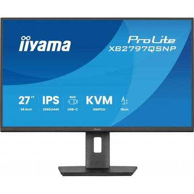 iiyama ProLite XB2797QSNP-B1 Monitor PC 68,6 cm (27") 2560 x 1440 Pixel Quad HD LCD Nero [XB2797QSNP-B1]