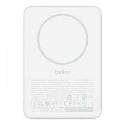 Belkin BPD015HQWH batteria portatile 10000 mAh Carica wireless Bianco [BPD015HQWH]