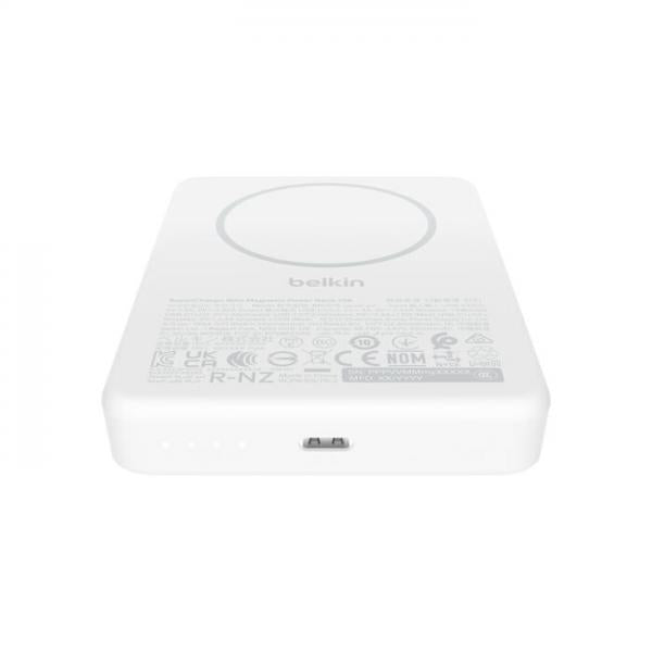 Belkin BPD015HQWH batteria portatile 10000 mAh Carica wireless Bianco [BPD015HQWH]