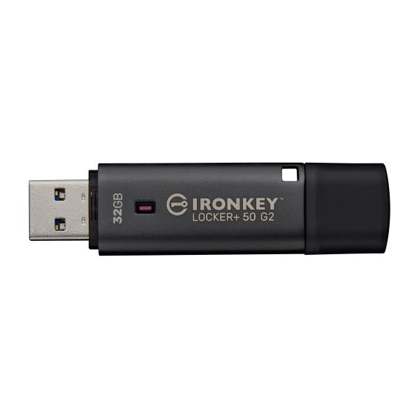 Kingston Technology IronKey 32GB Locker Plus 50 G2, FIPS 197, AES-256 [IKLP50G2/32GB]
