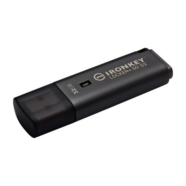 Kingston Technology IronKey 32GB Locker Plus 50 G2, FIPS 197, AES-256 [IKLP50G2/32GB]
