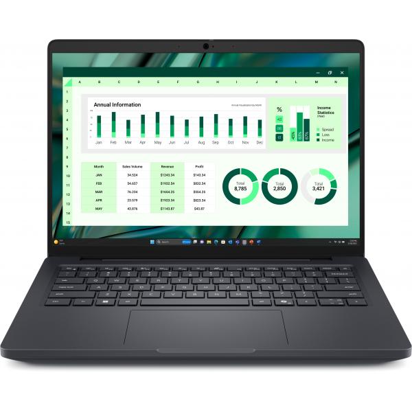 DELL Pro Max 14 MC14250 Intel Core Ultra 7 265H Workstation mobile 35,6 cm (14") Full HD+ 32 GB LPDDR5x-SDRAM 1 TB SSD NVIDIA RTX PRO 500 Blackwell Wi-Fi 7 (802.11be) Windows 11 Pro Nero Italiano [42GGJ]