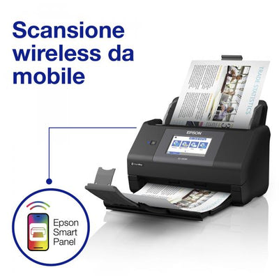 Epson WorkForce ES-590W Sheet-fed Scanner - 600 x 600 DPI - A4 - Black [B11B288401]