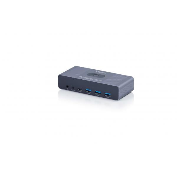 Digitus USB-C 3.0 Dual HDMI KVM Switch - 2-port - 4K60Hz - Core Line [DS-12856]