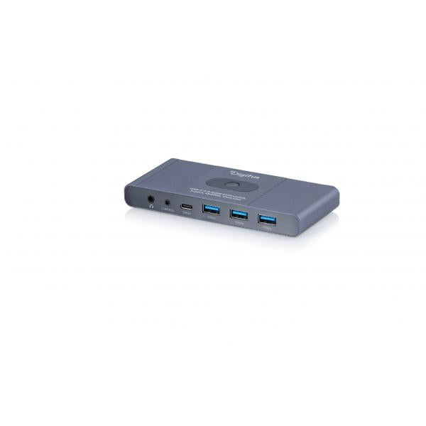 Digitus USB-C 3.0 HDMI KVM switch - 2-port - 4K60Hz - Core Line [DS-12855]
